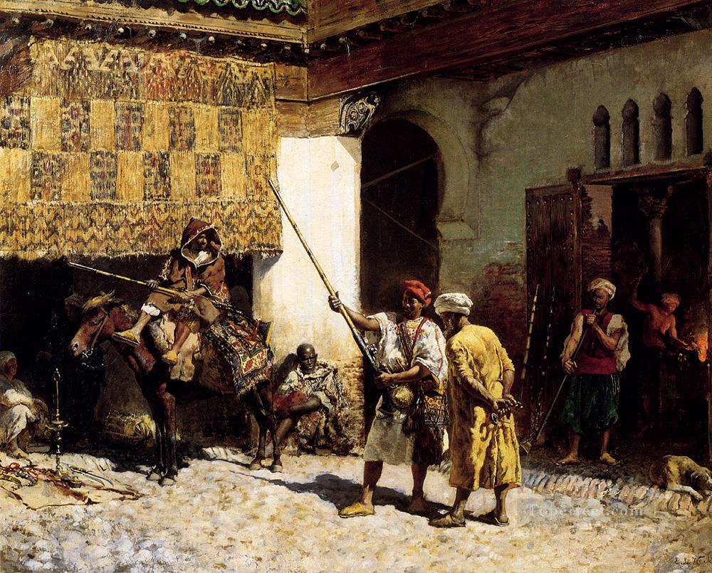 El armero árabe Indio egipcio persa Edwin Lord Weeks Pintura al óleo